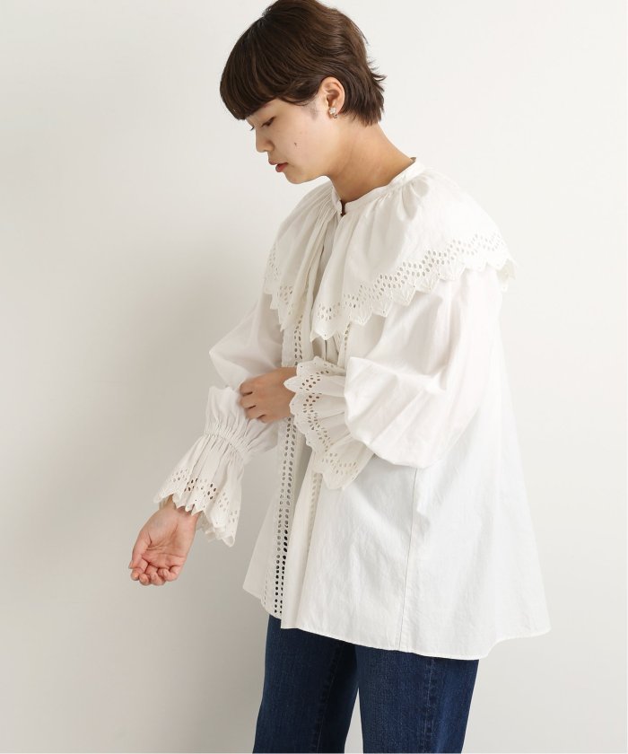 seseカットワークレースコットンブラウス◇(503556278) | イエナ(IENA