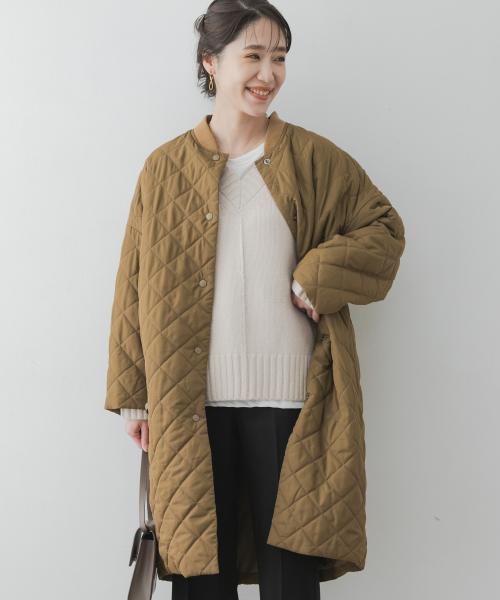セール 10%OFF】F by ROSSO キルティングオーバーコート セール 10%OFF】F by ROSSO キルティングオーバーコート