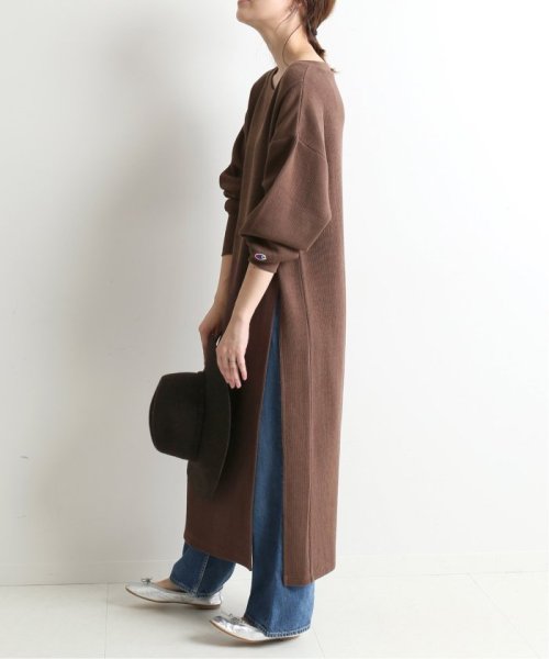 セール Champion チャンピオン Slobe別注クルーネックスリット ワンピース スローブ イエナ Slobe Iena D Fashion セール Champion チャンピオン Slobe別注クルーネックスリット ワンピース スローブ イエナ Slobe Iena D Fashion