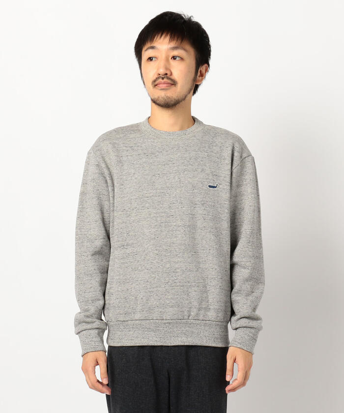 クーポン】クジラワンポイントロゴ プルオーバー スウェット