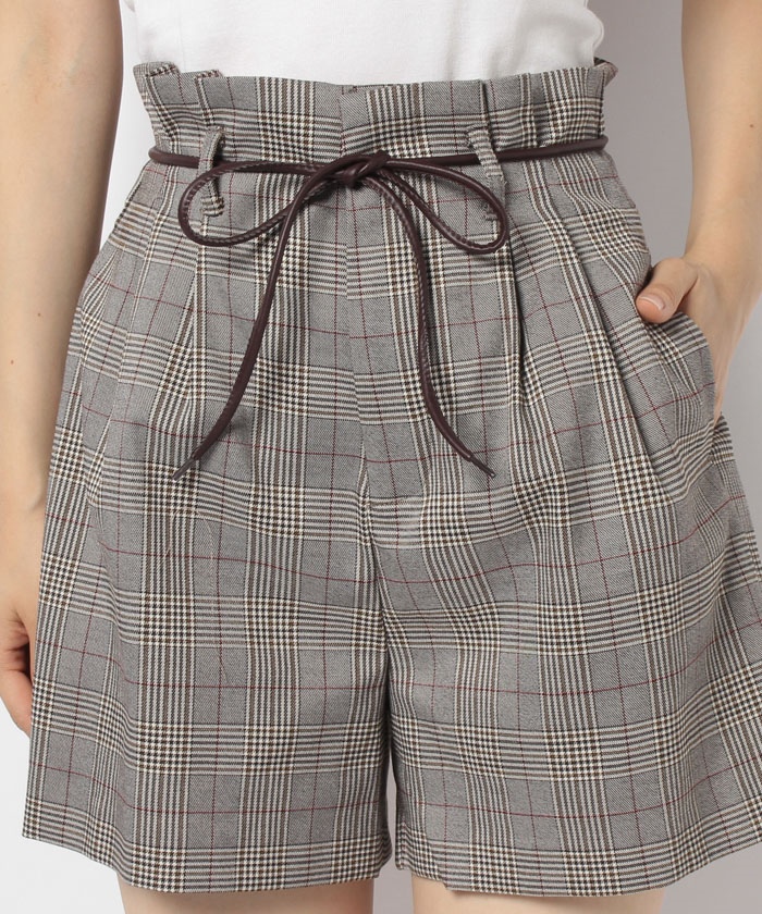 セール 61%OFF】イング INGNI チェック柄キュロット/パンツ