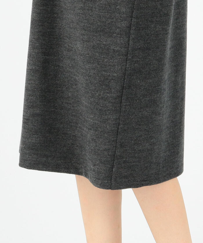 セール 40%OFF】ウールナイロン ボートネックワンピース