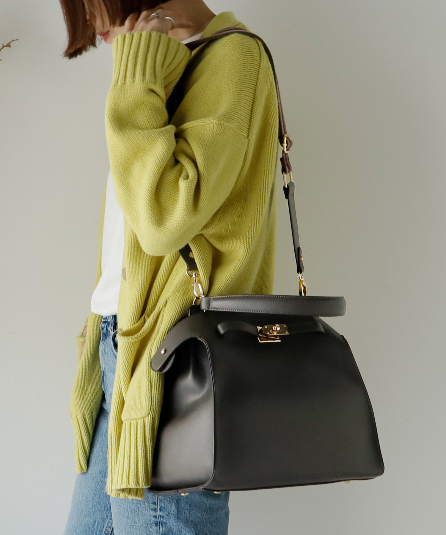 セール 33%OFF】ワンハンドル2wayトートバッグ(M)【aroco/アロコ