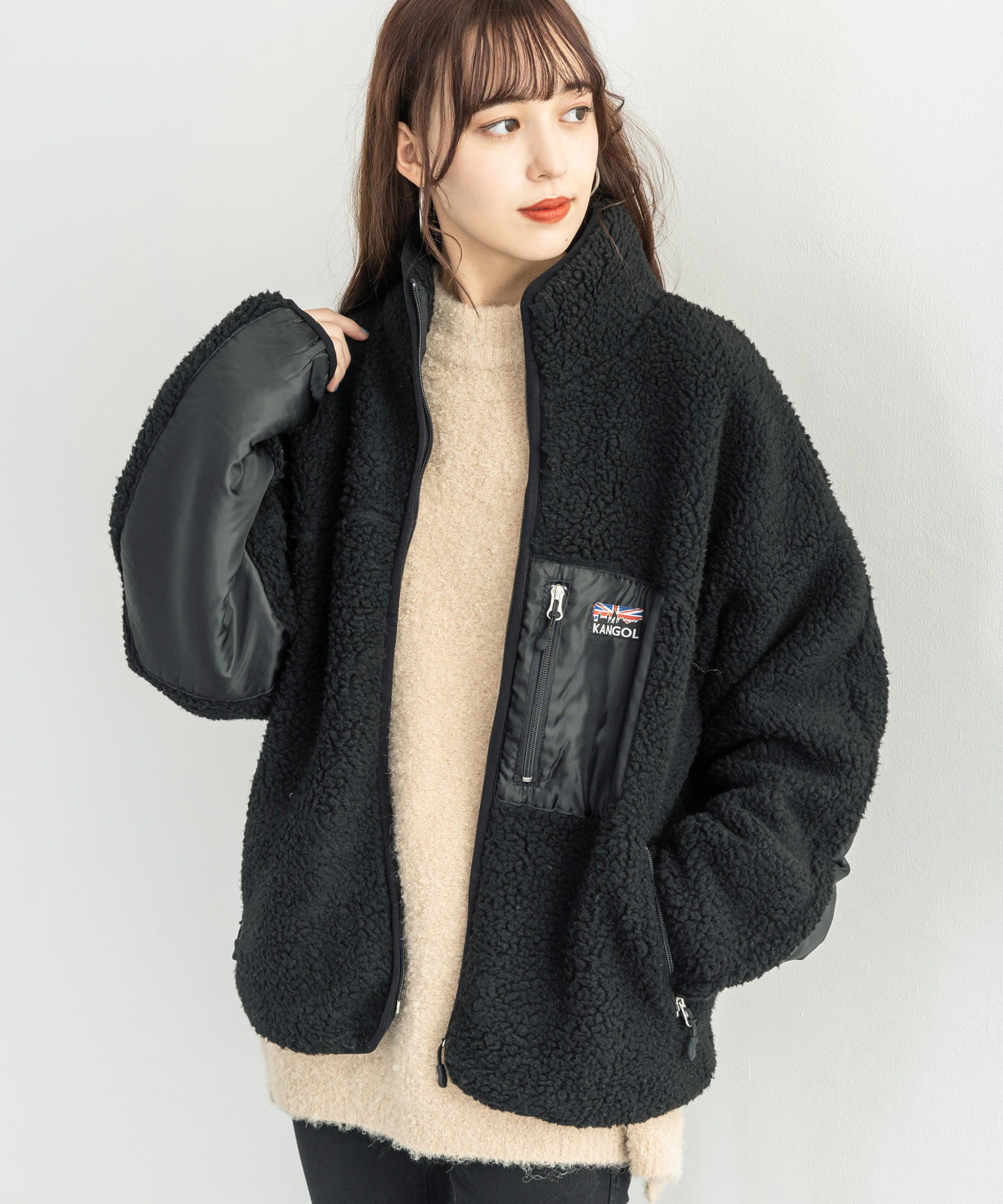 ロッキーモンロー Rocky Monroe KANGOL カンゴール ボア