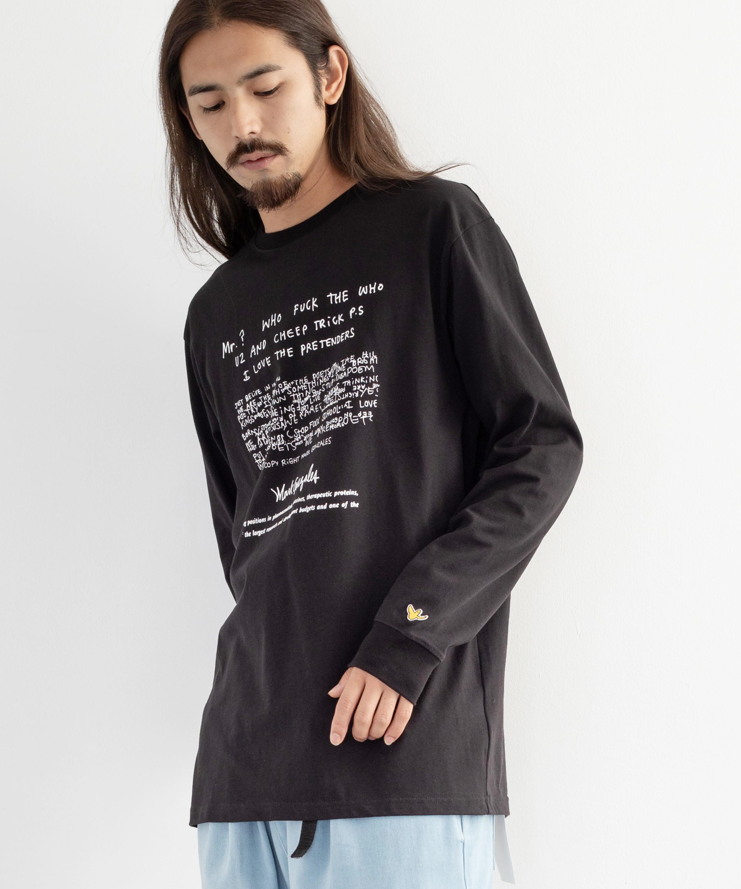 Mark Gonzales マークゴンザレス ロンT メンズ レディース Tシャツ