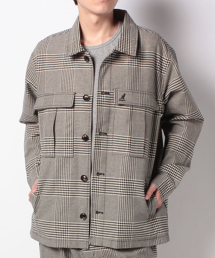 KANGOL セットアップ上下サイズLグレンチェック