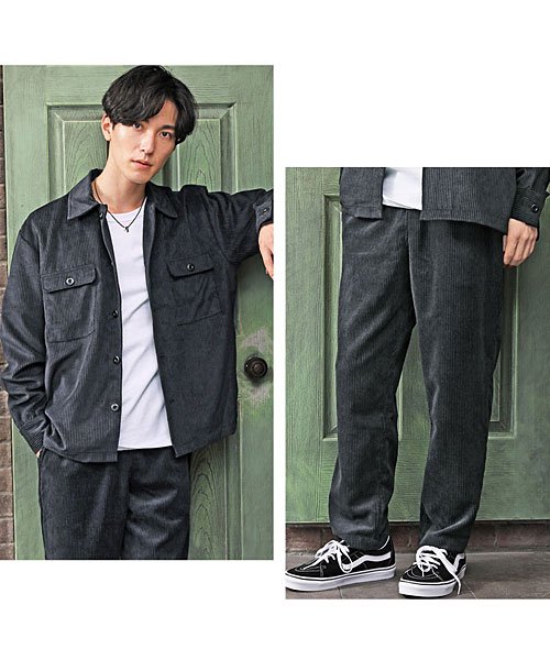 セール 上下セットコーデュロイメンズcpoシャツジャケットシェフパンツセットアップ トップイズム Topism D Fashion セール 上下セットコーデュロイメンズcpoシャツジャケットシェフパンツセットアップ トップイズム Topism D Fashion
