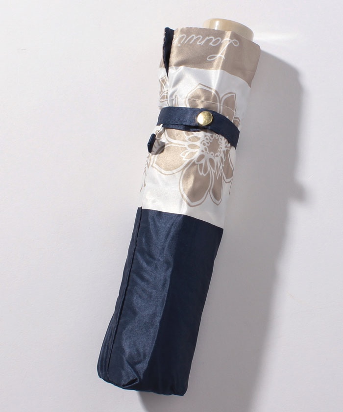 ✨IEK です✨ランバンオンブルー　フラワーシルエット柄　折り畳み傘✨ ランバン オン ブルー LANVIN en Bleu LANVIN en Bleu ランバン