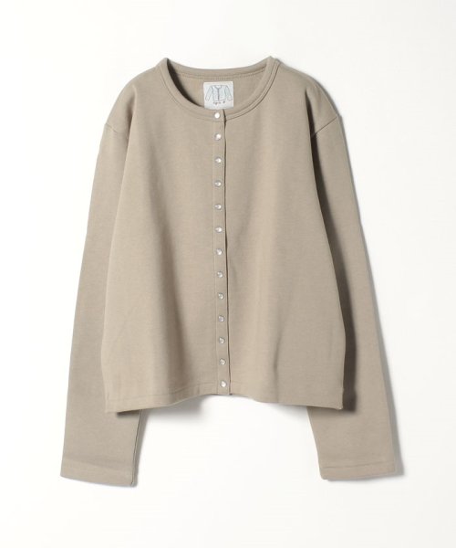 M001 Cardigan カーディガンプレッション オリジナルバッジ付 アニエスベー ファム Agnes B Femme D Fashion