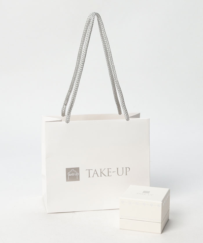 テイクアップ TAKE-UP K18・K10オニキスワンポイントピアス(YG テイクアップ TAKE-UP K18・K10オニキスワンポイントピアス(YG