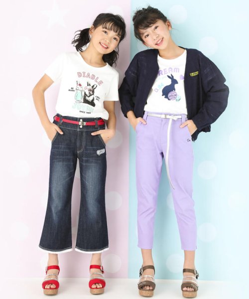 セール ウサギ クリームソーダソーダ プグリッター リント Tシャツ 1cm 16 ディアブル Diable D Fashion
