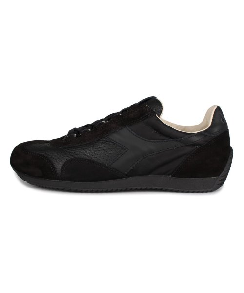 ディアドラ Diadora エキップ イタリア スニーカー メンズ イタリア製 限定 Equipe Italy ブラック 黒 ディアドラ Diadora D Fashion