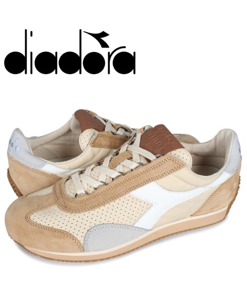 ディアドラ Diadora エキップ イタリア スニーカー メンズ イタリア製 Equipe Italy ベージュ ディアドラ Diadora D Fashion