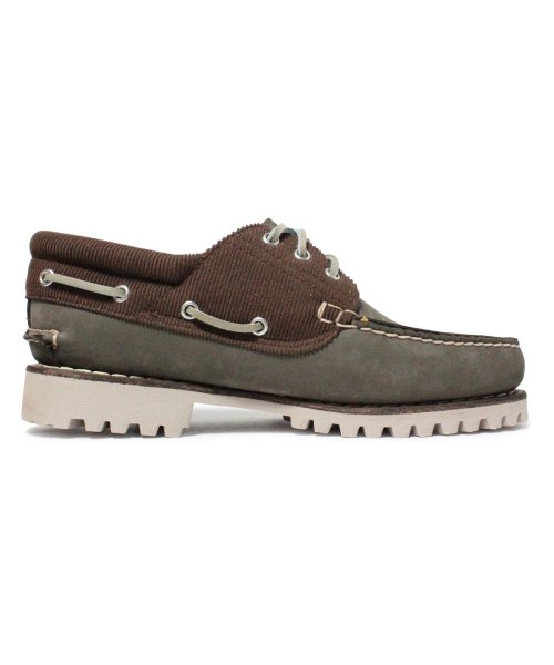 ティンバーランド Timberland オーセンティックス 3アイ デッキシューズ メンズ Authentics 3eye F L オリーブ A2j5y 503583973 ティンバーランド Timberland D Fashion
