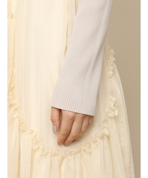 セール チュールコンビニットワンピース Furfur Furfur D Fashion セール チュールコンビニットワンピース Furfur Furfur D Fashion