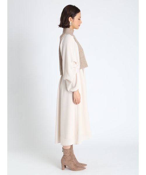 ニットベストレイヤードワンピース セルフォード Celford D Fashion ニットベストレイヤードワンピース セルフォード Celford D Fashion