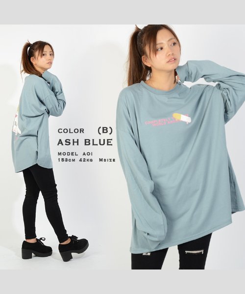 セール30 Off ビッグシルエット ロンt メンズ オーバーサイズ ロンt レディース ビッグtシャツ 長袖 Tシャツ 長袖tシャツ ビッグロンt プリントtシャツ 韓国 ファッ ワンフォークロージング 1111clothing D Fashion