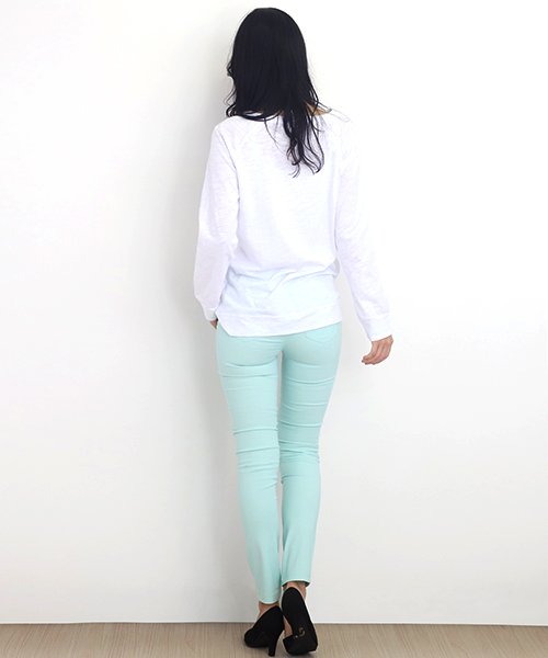 セール スキニーパンツ ロングパンツ 美脚ストレートカラースキニーパンツ レディース アミュレット Amulet D Fashion セール スキニーパンツ ロングパンツ 美脚ストレートカラースキニーパンツ レディース アミュレット Amulet D Fashion