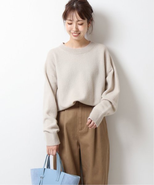 カシミヤウールクループルオーバー◆