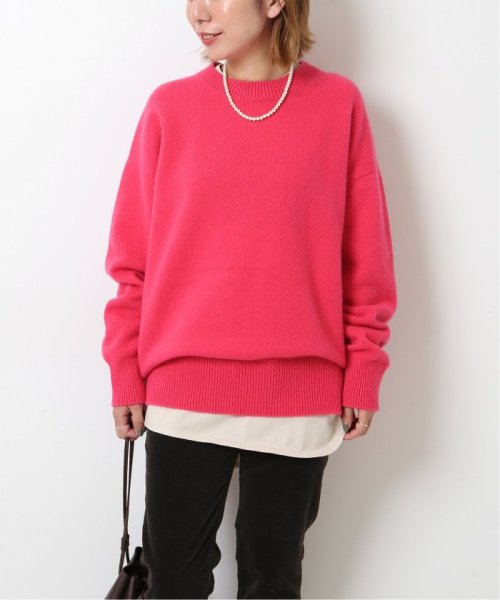 カシミヤウールクループルオーバー◆