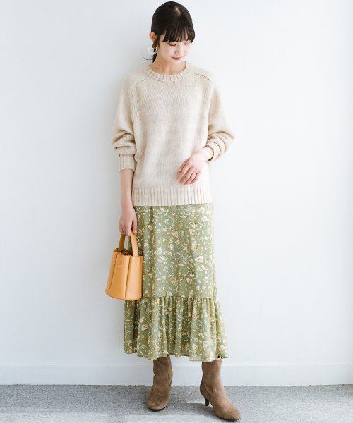 着こなし自在 やりすぎない大人のこなれ感 ショール付きニットトップスセット ハコ Haco D Fashion 着こなし自在 やりすぎない大人のこなれ感 ショール付きニットトップスセット ハコ Haco D Fashion