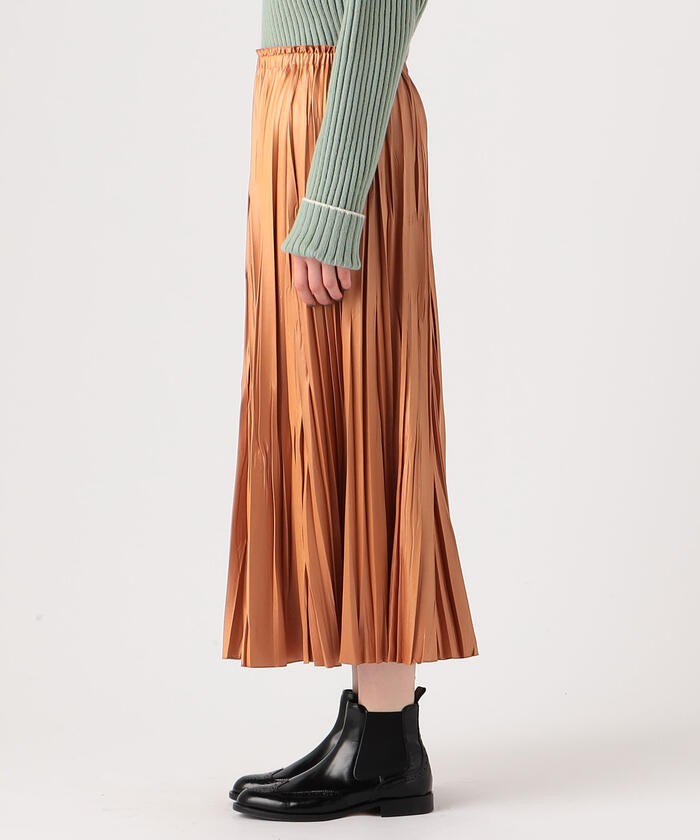 【大注目】 FERRAGAMO サテン ミディスカート シルク シルクサテンスカート（0897FA12） | ARTISAN (Women