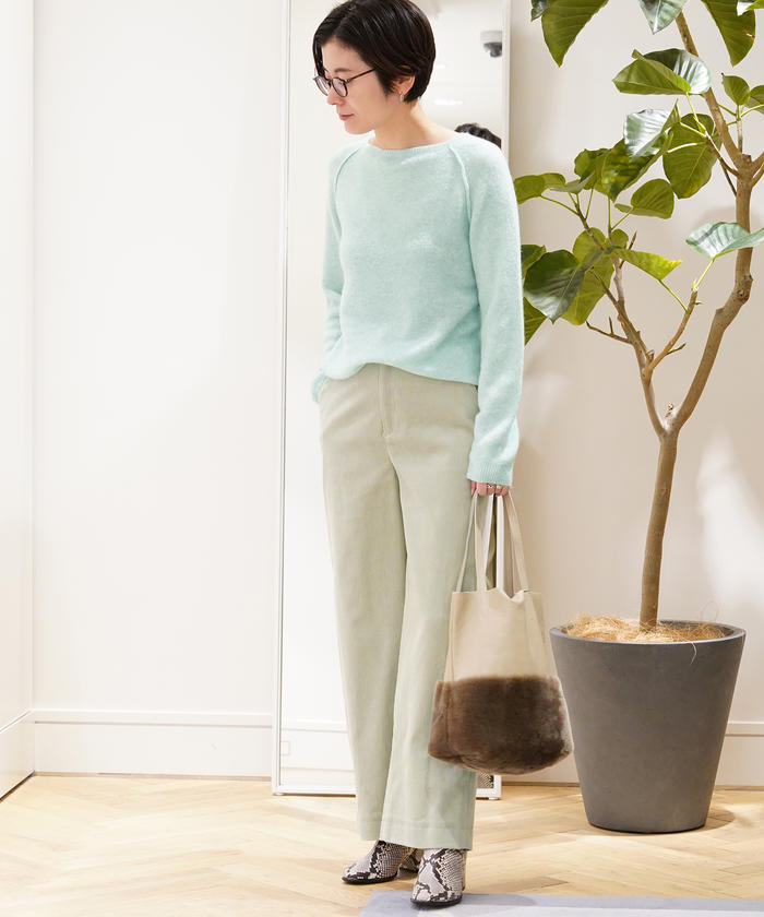 セール 40%OFF】シャンカールコットンコーデュロイ ワイドパンツ