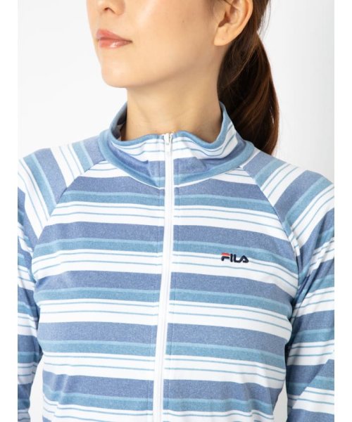 セール Swim ボーダーラッシュガード フィラ Fila D Fashion セール Swim ボーダーラッシュガード フィラ Fila D Fashion