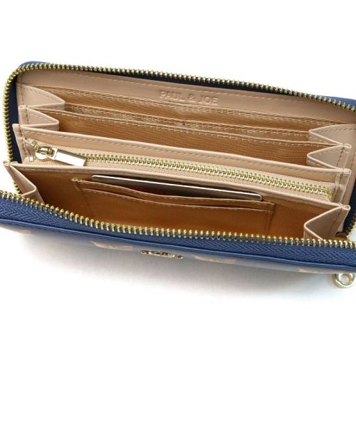 ポール ジョー アクセソワ 長財布 Paul Joe Accessoires 財布 ラウンドファスナー ヌネット合皮総柄 ラウンド束入れ Pja W311 ポール ジョー アクセソワ Paul Joe Accessoires D Fashion