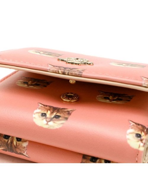 ポール ジョー アクセソワ 三つ折り財布 Paul Joe Accessoires 財布 三つ折り ヌネット合皮総柄 口金ミニ財布 小銭入れ Pja W312 ポール ジョー アクセソワ Paul Joe Accessoires D Fashion