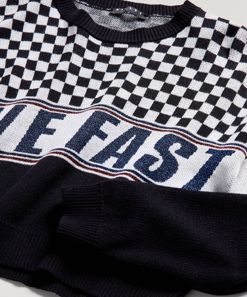 セール アームカットオフニット セーター シスレーヤング Sisley Young D Fashion