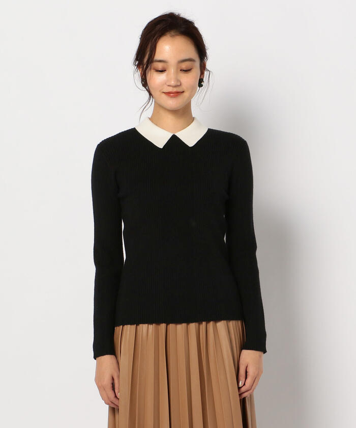 00T663☆ TORRAZZO DONNA ウール ニット セーター 秋冬 Torrazzo Donna（トラッゾドンナ）の「【TORRAZZO DONNA