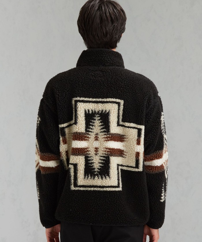 PENDLETON ペンドルトン　ハーディング柄ボアジャケット　ブルゾン