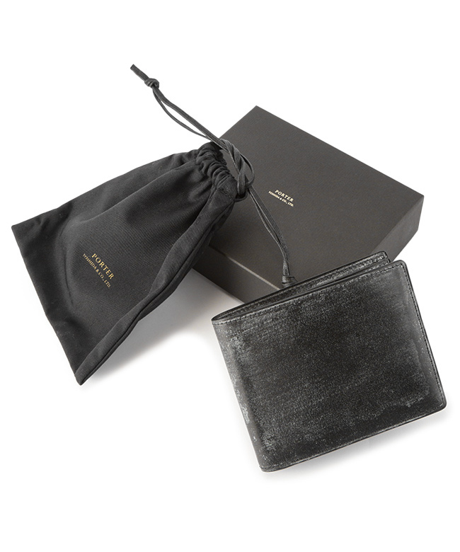 PORTER ポーター二つ折り革財布 ブライドルレザー 吉田カバン PORTER】BILL BRIDLE/ビルブライドル 二つ折りウォレット〈吉田