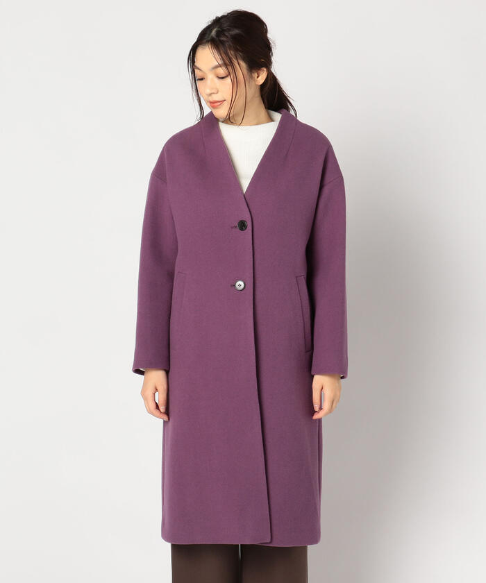 セール 40%OFF】ウールV字ロングコート(503577008) | フレディ セール 40%OFF】ウールV字ロングコート(503577008) | フレディ