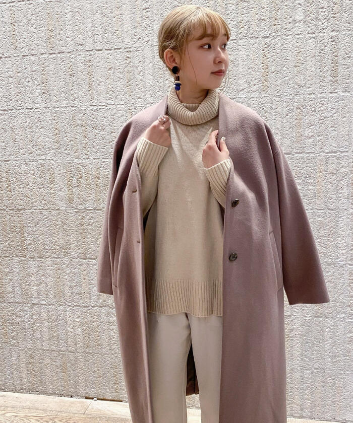 セール 40%OFF】ウールV字ロングコート(503577008) | フレディ セール 40%OFF】ウールV字ロングコート(503577008) | フレディ