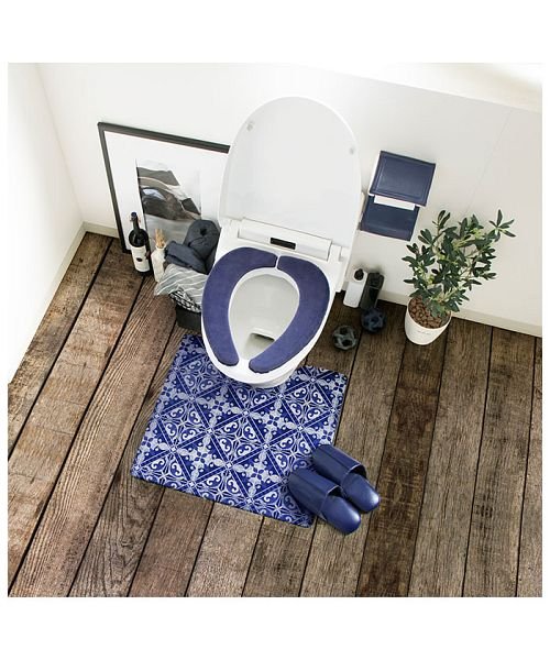 セール ズボラ 拭けるトイレマット 柄入り バックヤード Backyard D Fashion セール ズボラ 拭けるトイレマット 柄入り バックヤード Backyard D Fashion