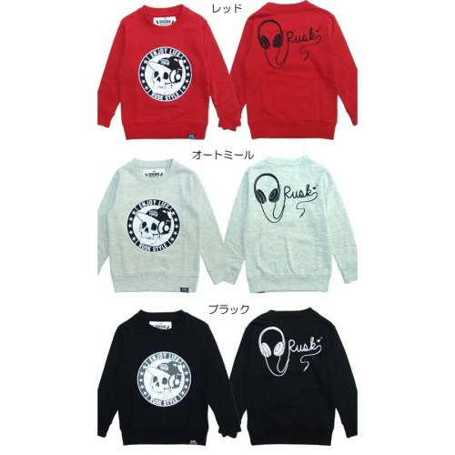3641 10 Rusk スカルマークトレーナー ネクストウォール Next Wall D Fashion