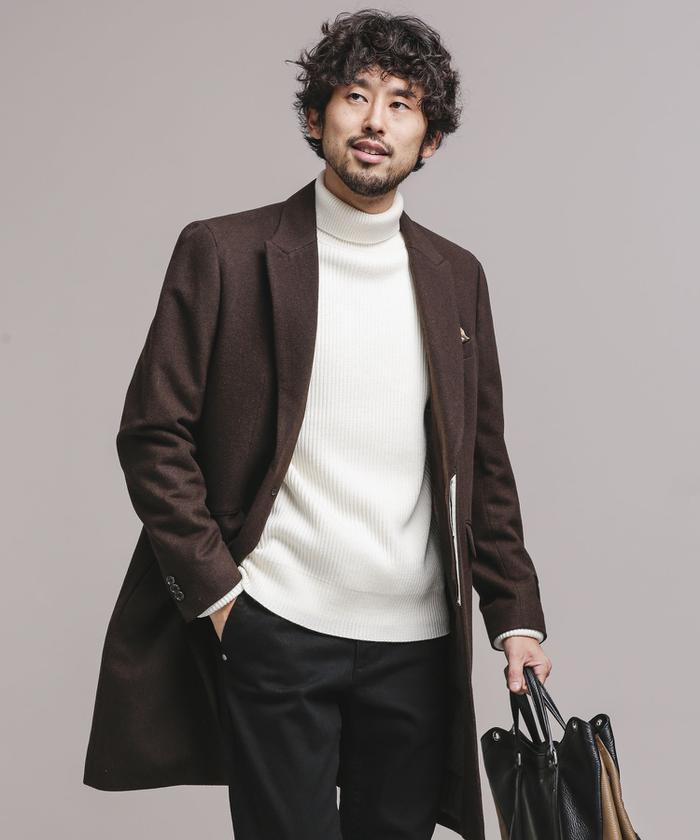 セール】《WEB限定》SUPER100'S メルトンチェスターコート セール】《WEB限定》SUPER100'S メルトンチェスターコート