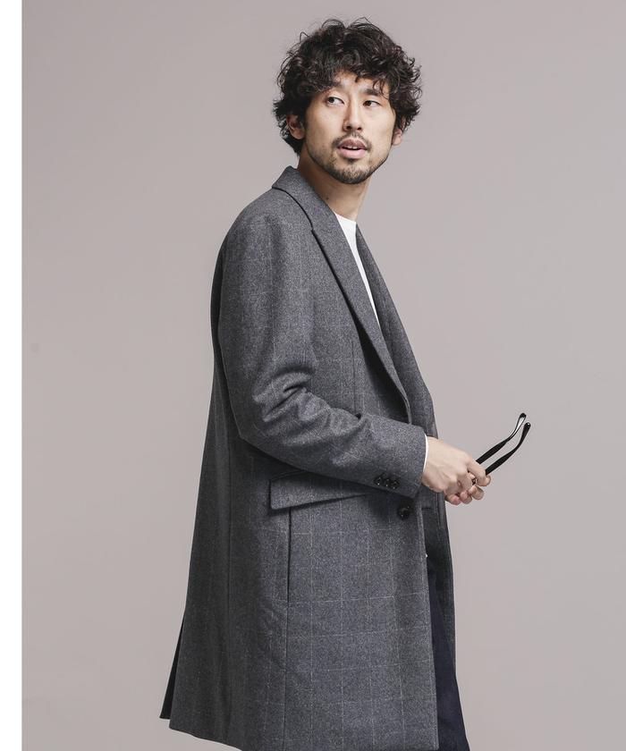 セール】《WEB限定》SUPER100'S メルトンチェスターコート セール】《WEB限定》SUPER100'S メルトンチェスターコート