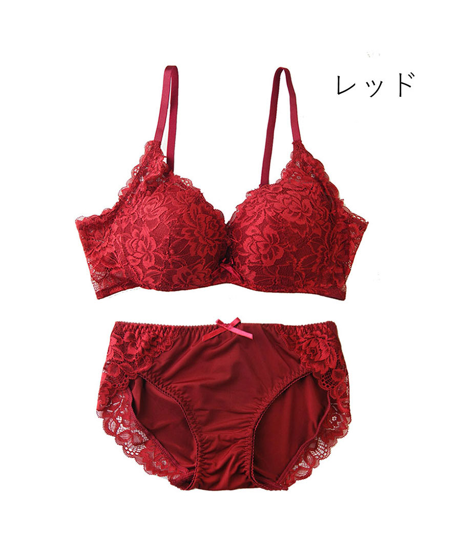 ピンクピンクピンク PINK PINK PINK ノンワイヤー総レースブラ
