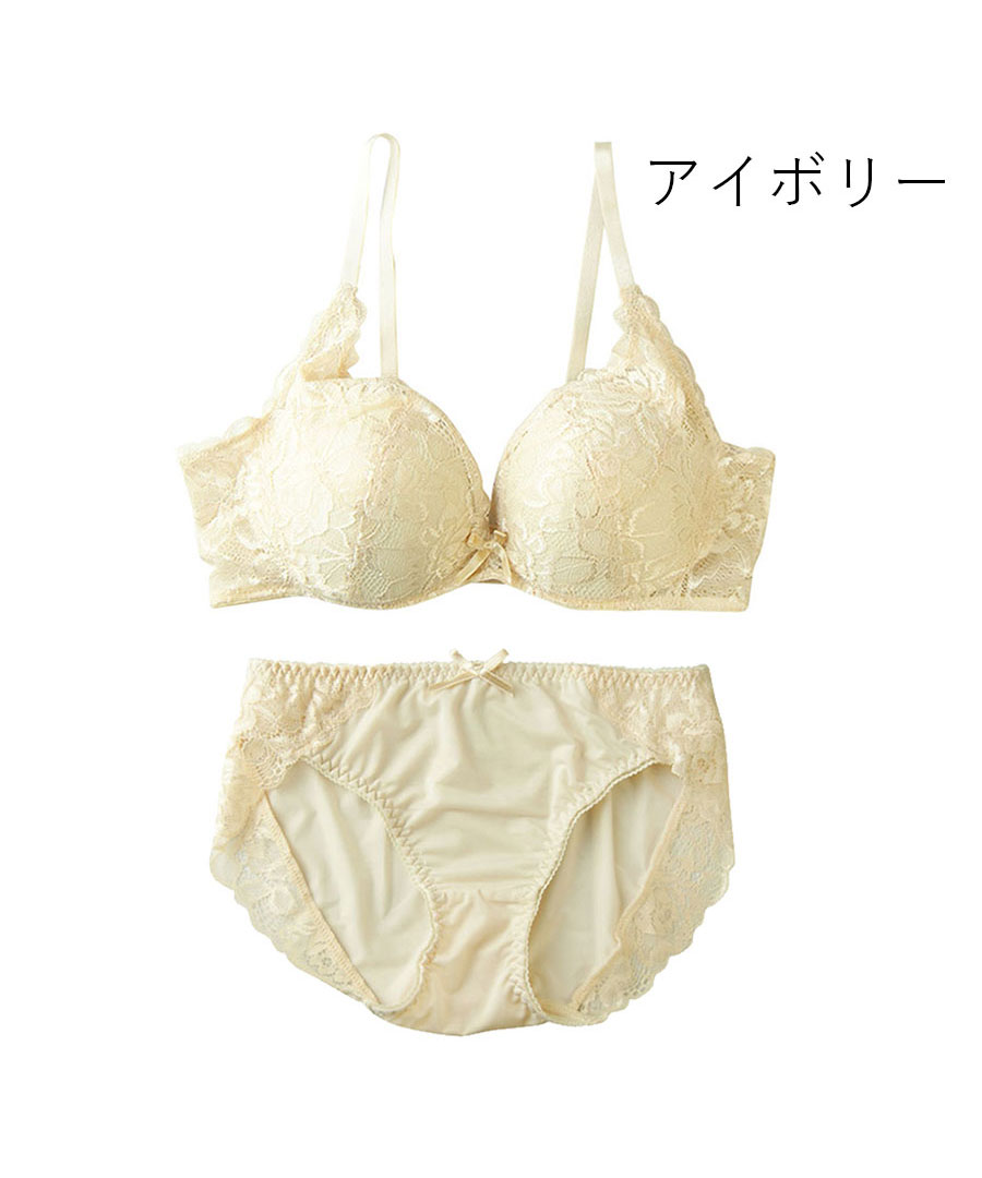 ピンクピンクピンク PINK PINK PINK ノンワイヤー総レースブラ