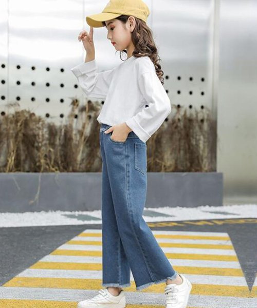 セール キッズデニムパンツ 可愛い ジーンズ 新作 秋着 女の子 デニム長ズボン ファッション ジュニア ボトムス ミニミニストア Miniministore D Fashion セール キッズデニムパンツ 可愛い ジーンズ 新作 秋着 女の子 デニム長ズボン ファッション ジュニア ボトムス ミニミニストア Miniministore D Fashion