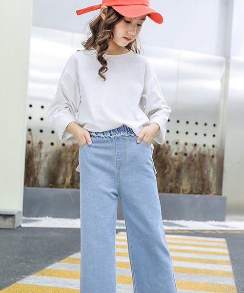 セール キッズデニムパンツ 可愛い ジーンズ 新作 秋着 女の子 デニム長ズボン ファッション ジュニア ボトムス ミニミニストア Miniministore D Fashion セール キッズデニムパンツ 可愛い ジーンズ 新作 秋着 女の子 デニム長ズボン ファッション ジュニア ボトムス ミニミニストア Miniministore D Fashion