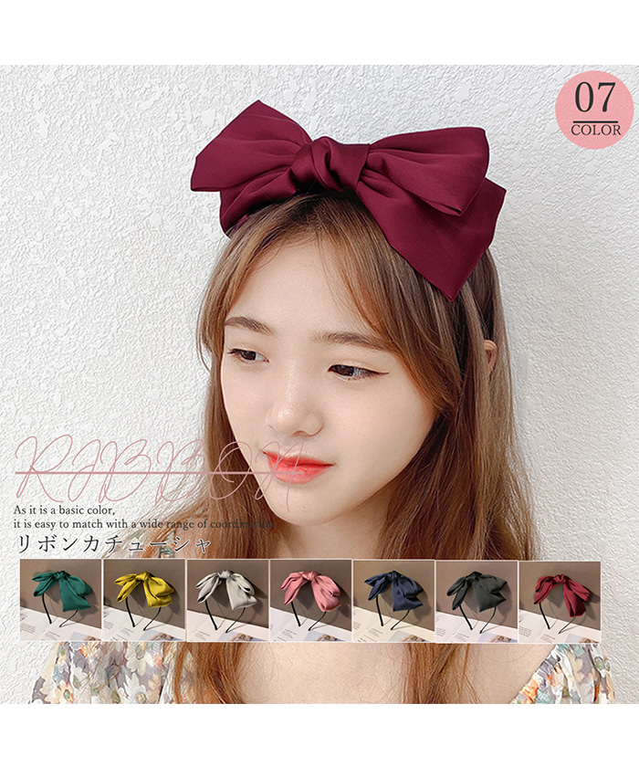 クーポン】【セール39%OFF】リボンカチューシャ レディース