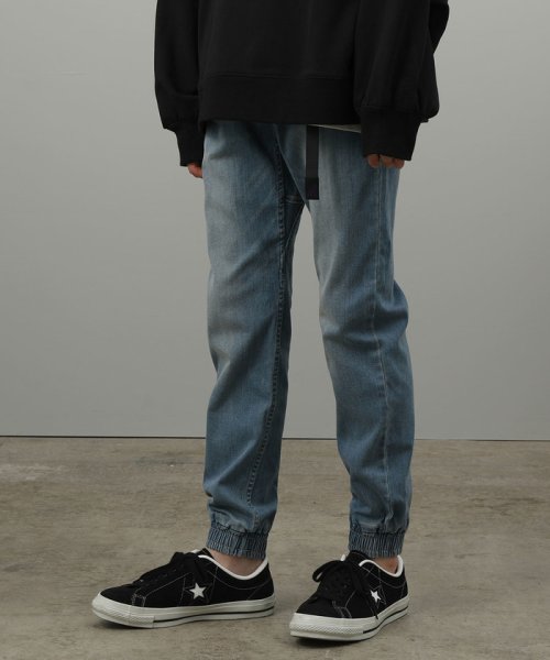 Gramicci グラミチ 別注デニムジョガーパンツ ジュンレッド Junred D Fashion