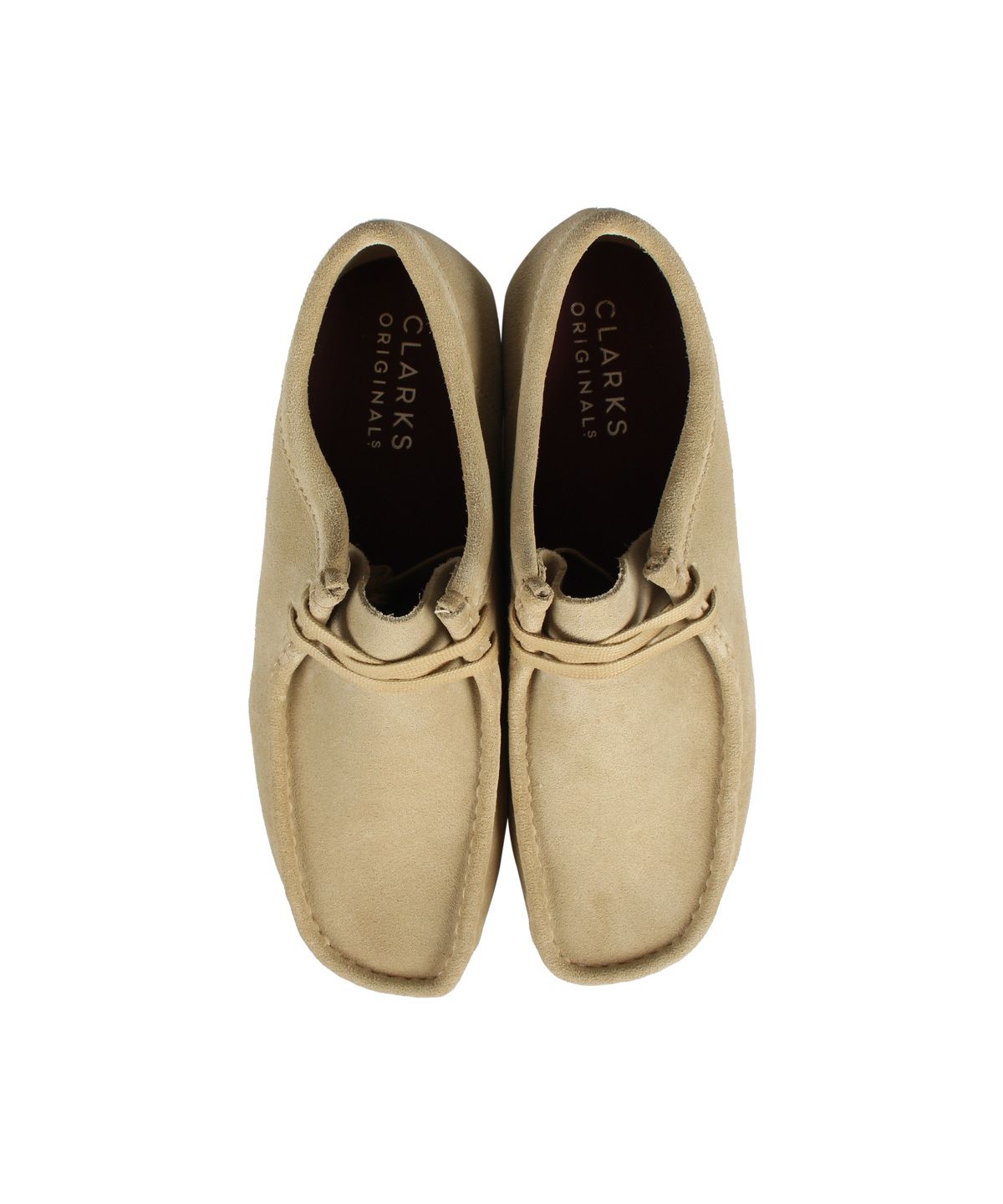 クラークス clarks ワラビーブーツ メンズ WALLABEE ベージュ 26155515