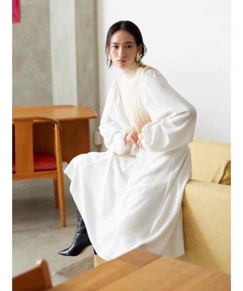 ニットベストレイヤードワンピース セルフォード Celford D Fashion ニットベストレイヤードワンピース セルフォード Celford D Fashion