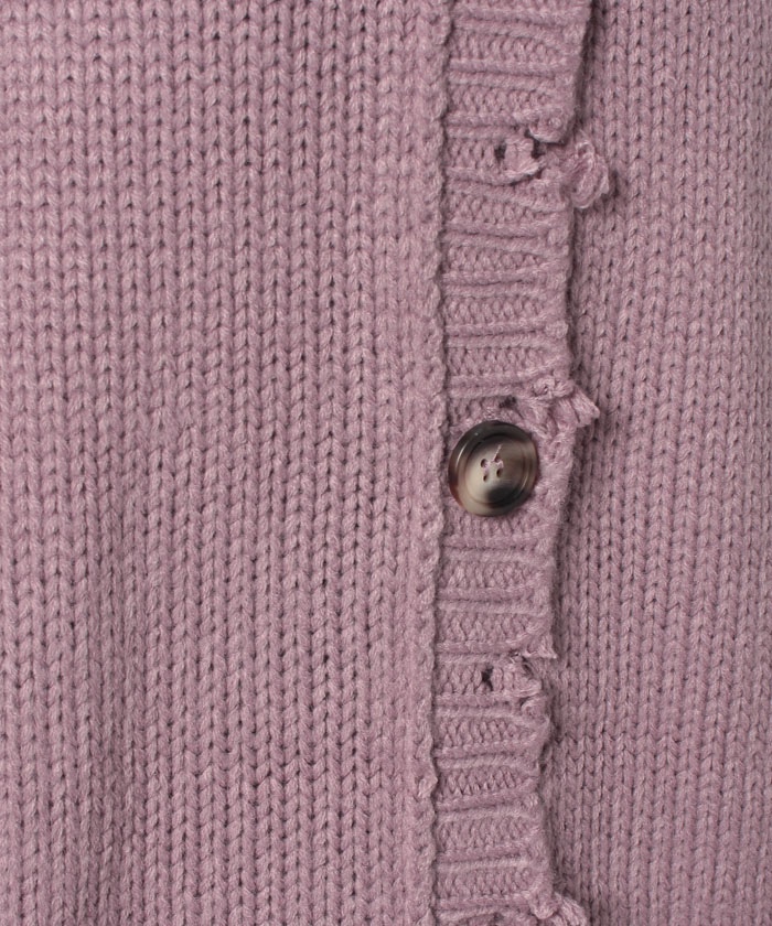 DAIRIKU ダメージニット オリーブ色 Layered Damage Knit (20AW K-2) | DAIRIKU / トップス (MEN
