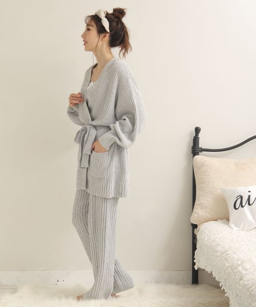 ルームウェア リブスフレニット カシュクールカーディガン Aimerfeel レディース 女性 カーディガン シンプル 部屋着 スウェット 長袖 リブ ワンマイ エメフィール Aimerfeel D Fashion ルームウェア リブスフレニット カシュクールカーディガン Aimerfeel レディース 女性 カーディガン シンプル 部屋着 スウェット 長袖 リブ ワンマイ エメフィール Aimerfeel D Fashion